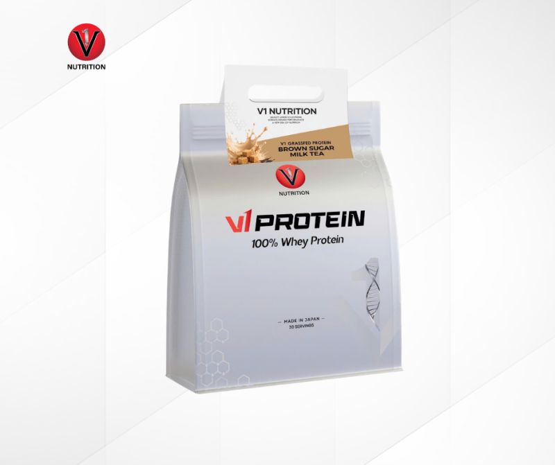 V1 Whey Protein Grass-Fed 900g 30servings - Made In Japan