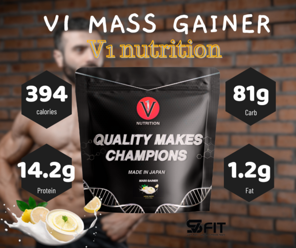 V1 mass gainer 3kg - siêu tăng cân tăng cơ nạc số 1 Nhật Bản