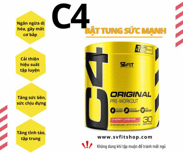 C4 OriginaI 30 lần dùng - pre workout siêu mạnh