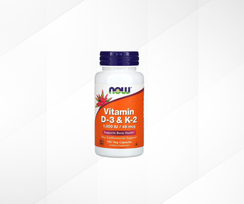 Now Foods, Vitamin D3K2 120 Viên