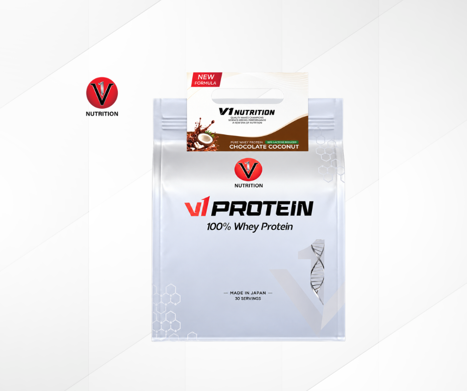 V1 Pure Whey Protein 1kg - Giảm 99% Lactose - Sản xuất tại Nhật Bản - Ảnh 3