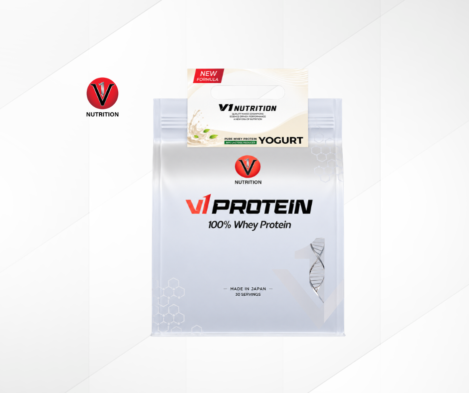 V1 Pure Whey Protein 1kg - Giảm 99% Lactose - Sản xuất tại Nhật Bản